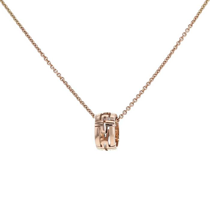 [Amore Jewelry]PARENTESI NECKLACE PINK GOLD