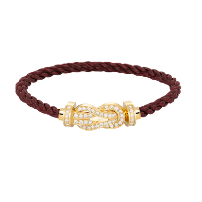 [Amore Jewelry]CHANCE LARGE 8 FIGURE BUCKLE FULLDIAMOND BRACELET GOLD