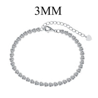 [Amore Jewelry]Ornate  Sparkling Round Cut Daily Bracelet