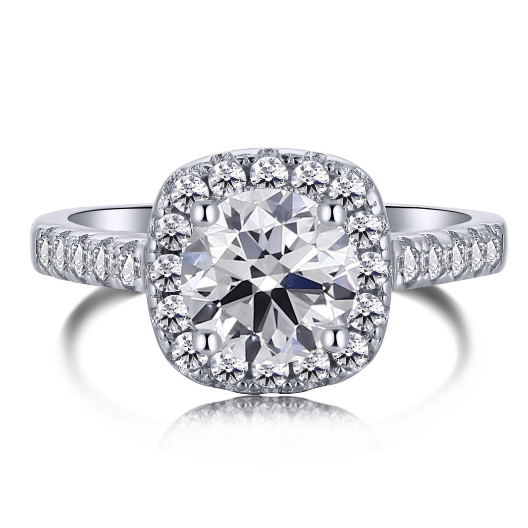[Amore Jewelry]Dazzling Resplendent Round Cut Wedding Ring