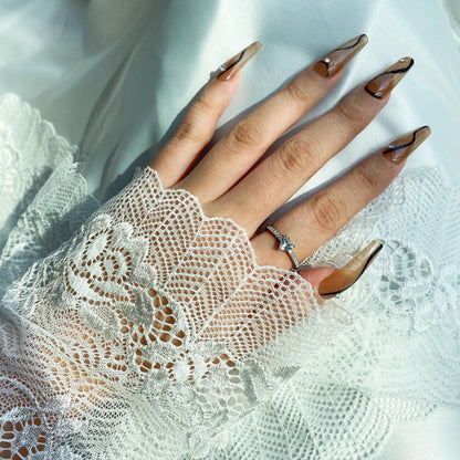 [Amore Jewelry]0.5 Carat CaratEternity Charming Heart Shape Lover Ring