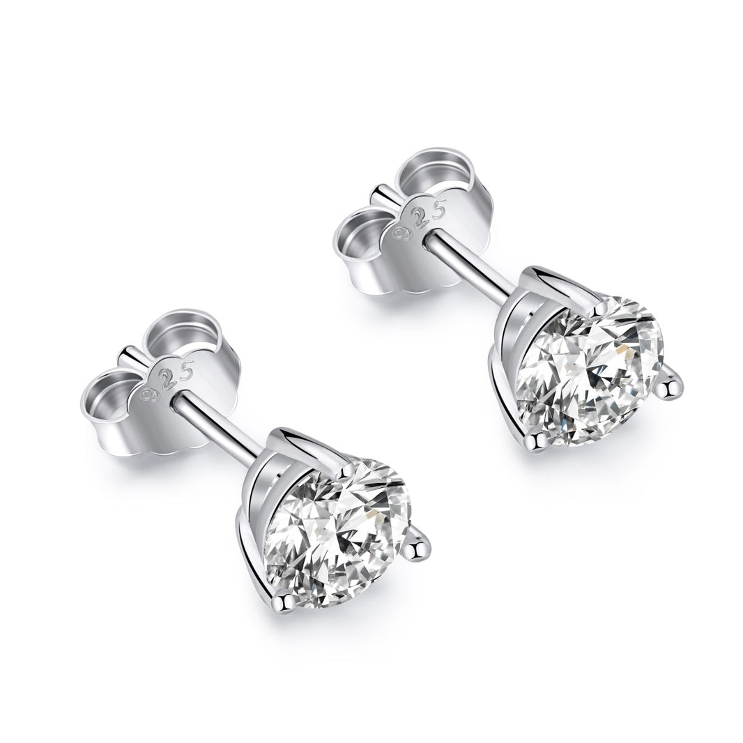 [Amore Jewelry]Dainty Round Shape Earrings