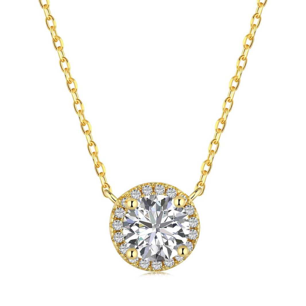 [Amore Jewelry]Luxurious Round Cut Necklace