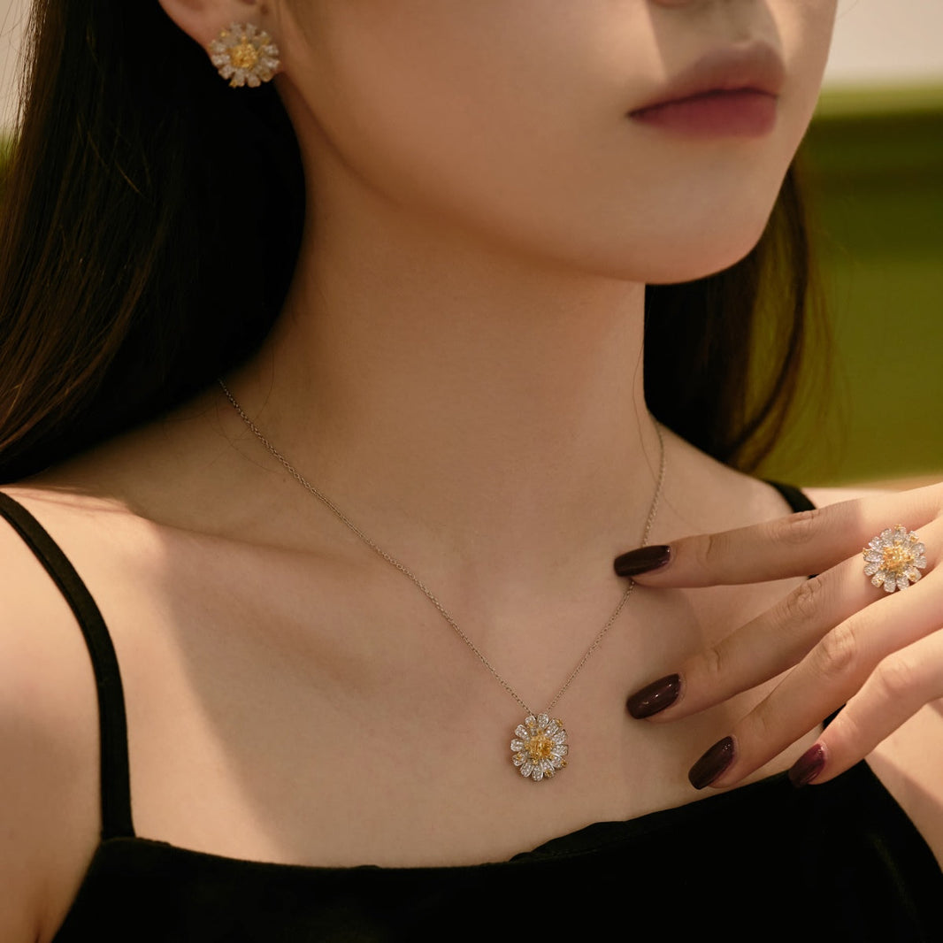 [Amore Jewelry]Exquisite Daisy Necklace