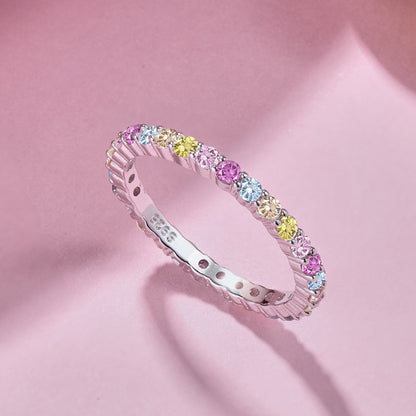 [Amore Jewelry]Elegant Vivid Round Cut Daily Ring