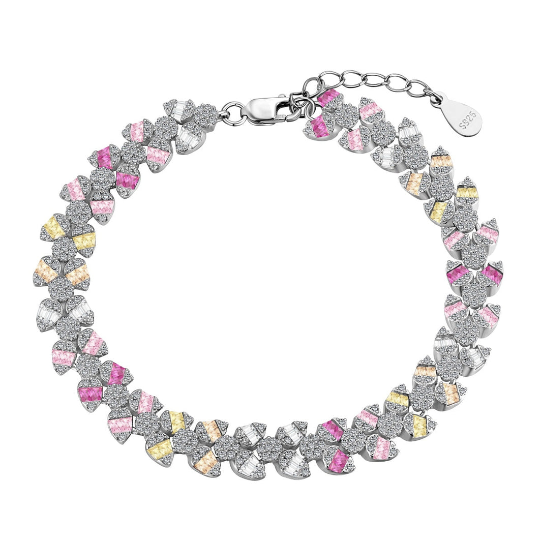 [Amore Jewelry]Dainty Exquisite Flower Shape Daily Bracelet