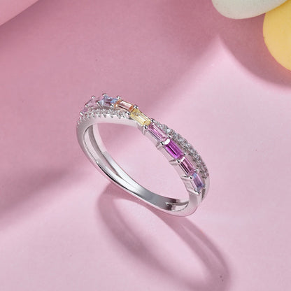 [Amore Jewelry]Energetic Elegant Radiant Cut Party Ring
