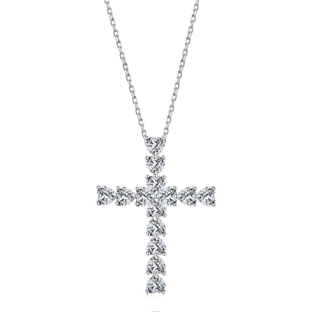 [Amore Jewelry]Radiant Cross Shape Necklace