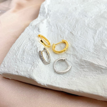 [Amore Jewelry]Circle Versatile Earrings