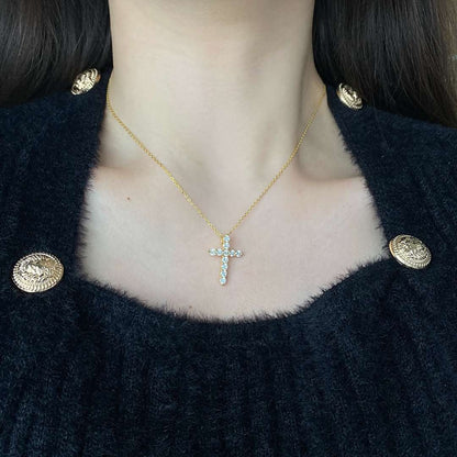 [Amore Jewelry]Unique Cross Shape Necklace