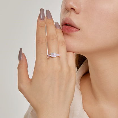 [Amore Jewelry]Exquisite Colorful Radiant Cut Party Ring