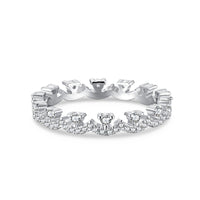 [Amore Jewelry]Elegant Resplendent Round Shape Party Ring