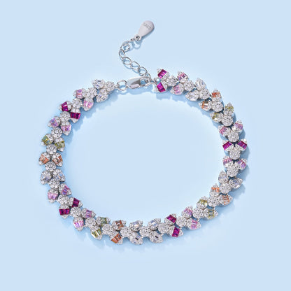 [Amore Jewelry]Dainty Exquisite Flower Shape Daily Bracelet