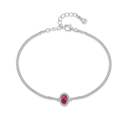 [Amore Jewelry]Exquisite Oval Shape Bracelet