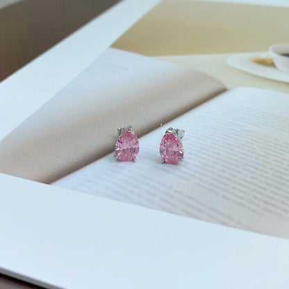 [Amore Jewelry]Ornate Water Drop Shape Earrings