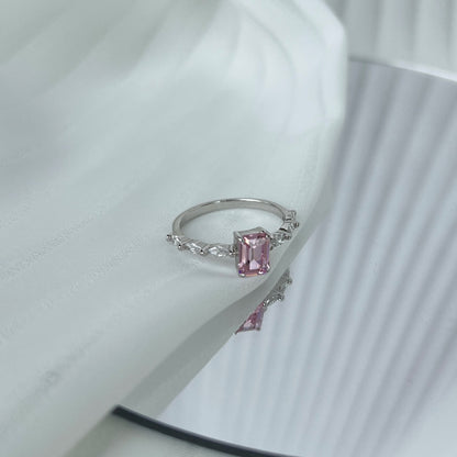 [Amore Jewelry]1.0 Carat Dainty Resplendent Radiant Cut Daily Ring