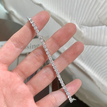 [Amore Jewelry]Sparkling Round Cut Daily Bracelet