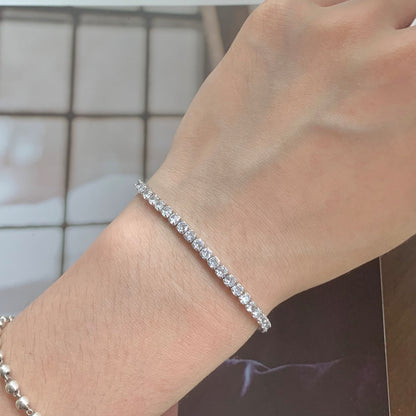 [Amore Jewelry]Sparkling Round Cut Daily Bracelet