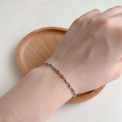 [Amore Jewelry]Colorful Bead Array Bracelet