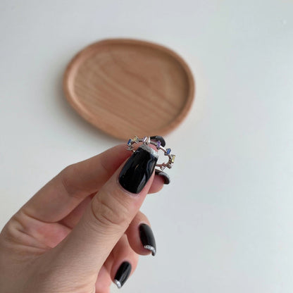 [Amore Jewelry]Unique Trapezoid Cut Daily Ring