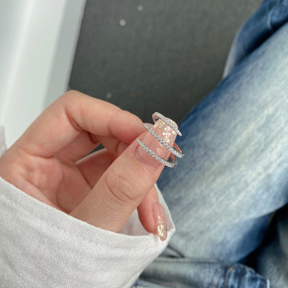 [Amore Jewelry]Unique Vibrant Entangle Daily Ring