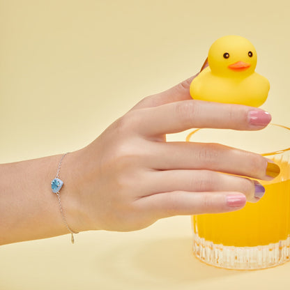 [Amore Jewelry]Sparkling Romantic Heart Shape Lover Bracelet