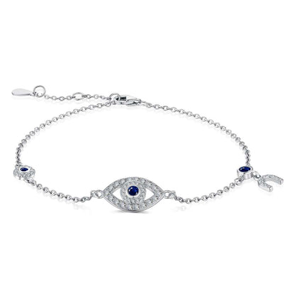 [Amore Jewelry]Dainty Eye Shape Necklace