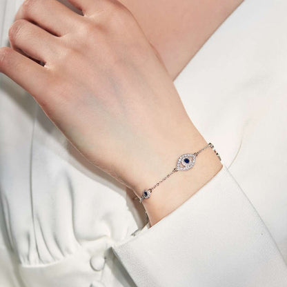 [Amore Jewelry]Dainty Eye Shape Necklace