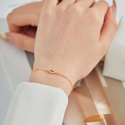 [Amore Jewelry]Evil Eye Shape Necklace