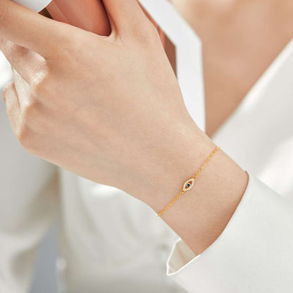 [Amore Jewelry]Evil Eye Shape Necklace