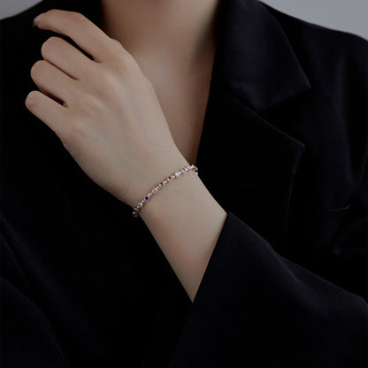 [Amore Jewelry]Sparkling Exquisite Round Cut Party Bracelet