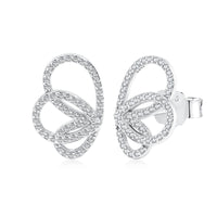[Amore Jewelry]Exquisite Butterfly Shape Earrings