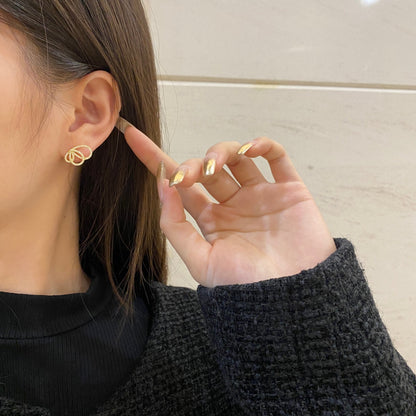 [Amore Jewelry]Exquisite Butterfly Shape Earrings