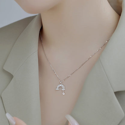 [Amore Jewelry]Unique Rainbow Star Necklace