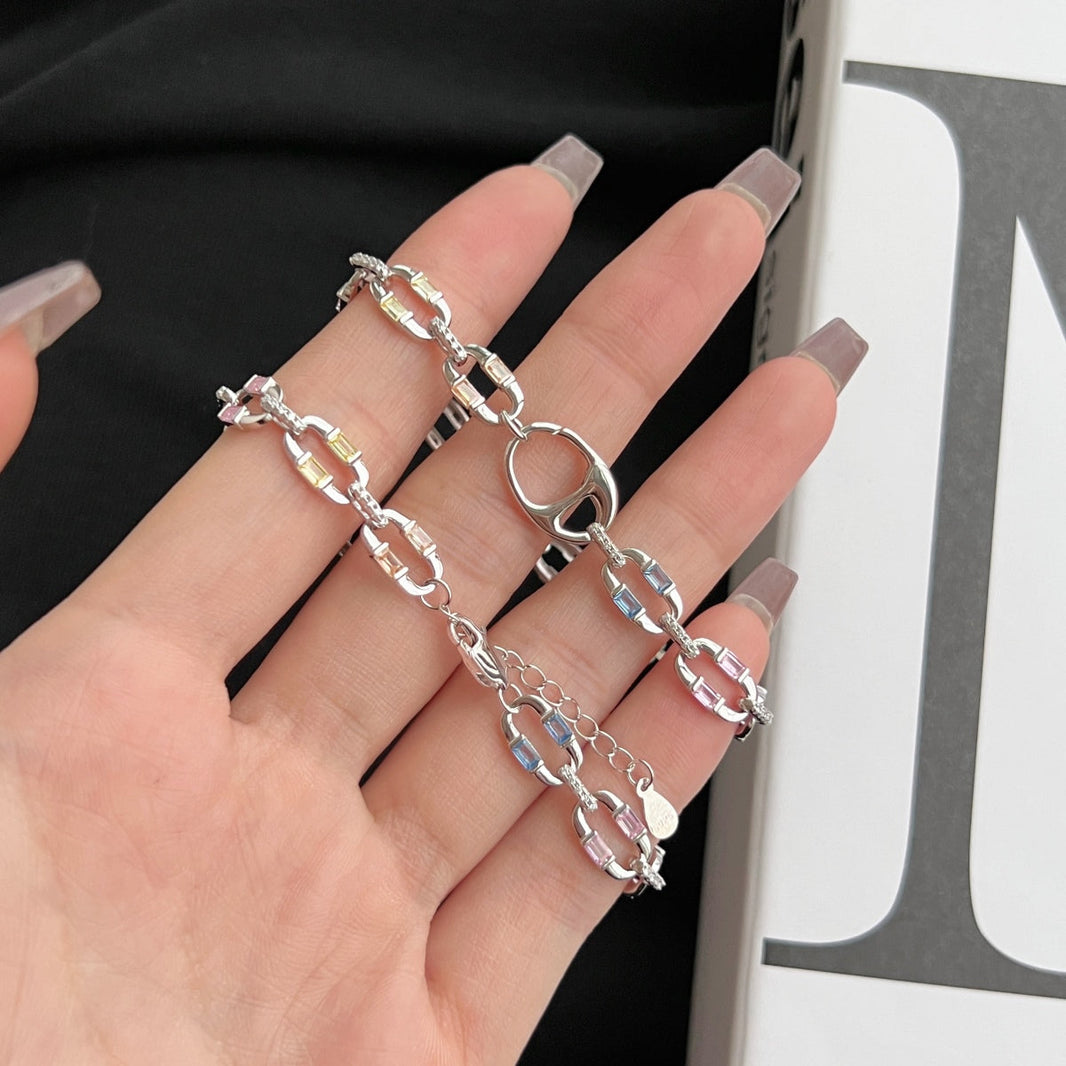 [Amore Jewelry]Dazzling Colorful Daily Bracelet