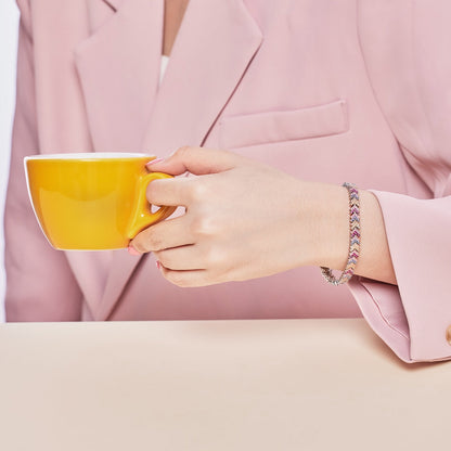 [Amore Jewelry]Ornate Sparkling Round Cut Party Bracelet