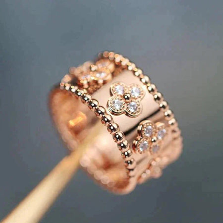 [Amore Jewelry]CLOVER KALEIDOSCOPE RING 10MM