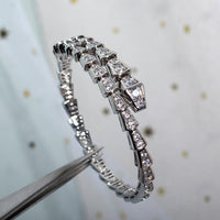 [Amore Jewelry]SERPENTI BRACELET 6MM SILVER DIAMOND