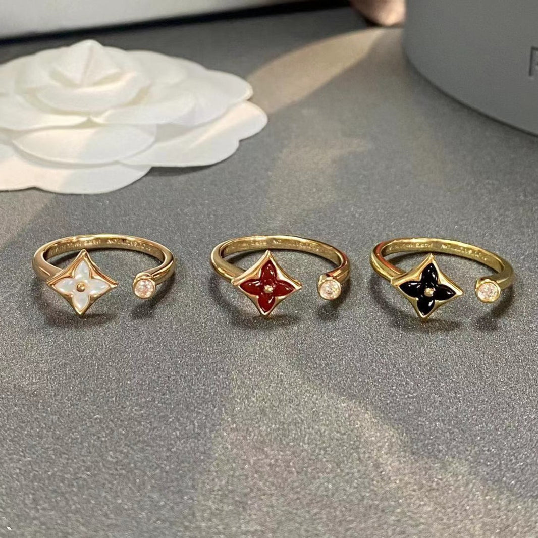 [Amore Jewelry]STAR 1 DIAMOND OPEN RING