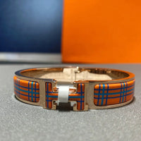 [Amore Jewelry]H TARTAN BRACELET 12MM
