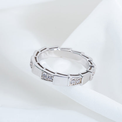 [Opulent Aurora]SERPENTI RING SILVER  3MM