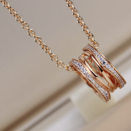 [Amore Jewelry]ZERO 1 PINK GOLD NECKLACE