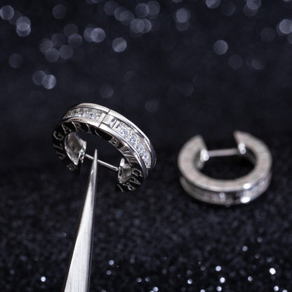 [Opulent Aurora]ZERO 1 MINI SILVER DIAMOND EARRINGS