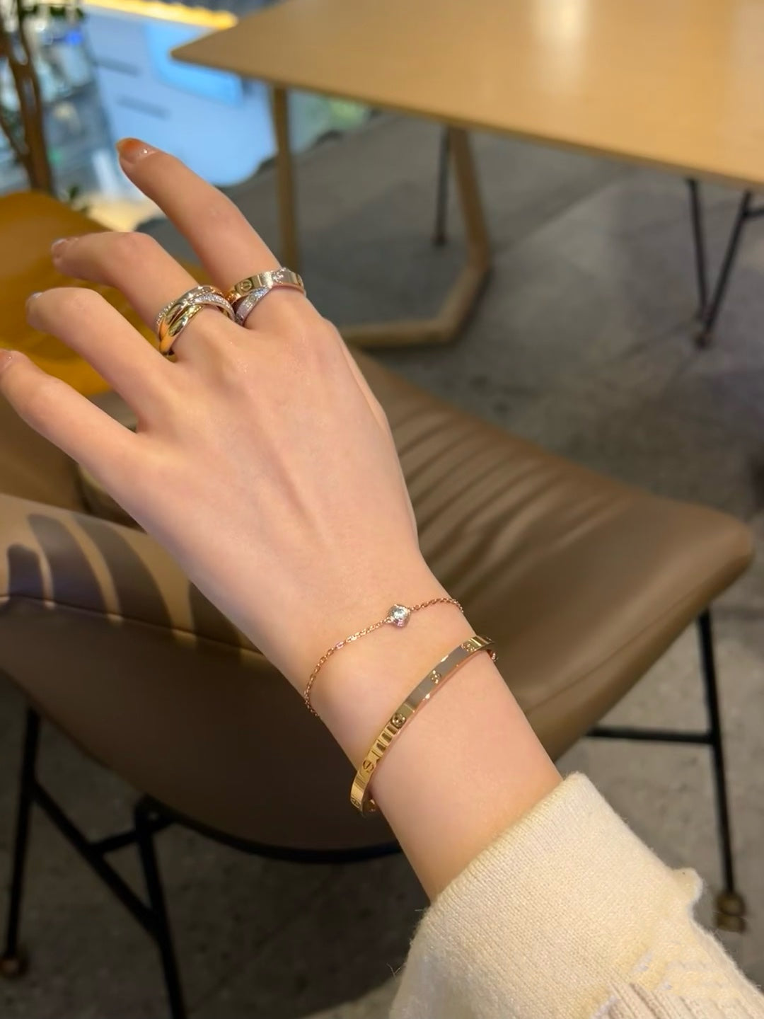 [Opulent Aurora]DAMOUR DIAMOND LINK BRACELET