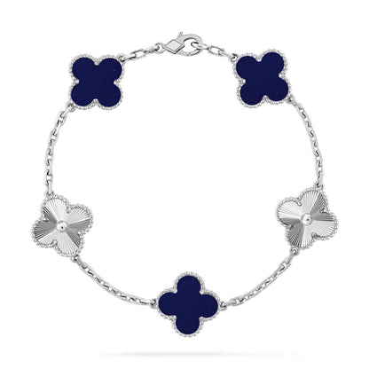 [Amore Jewelry]CLOVER 5 MOTIF LAPIS LAZULI BRACELET COLLECTION