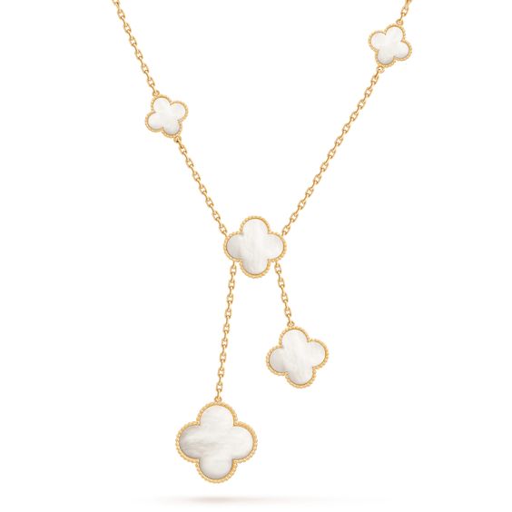 [Amore Jewelry]CLOVER MOTHER OF PEARL NECKLACE 6 MOTIF