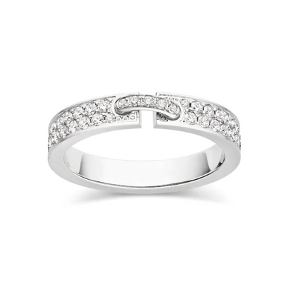 [Opulent Aurora]ALLIANCE LIENS VIDENCE PAVED DIAMOND 4MM RING