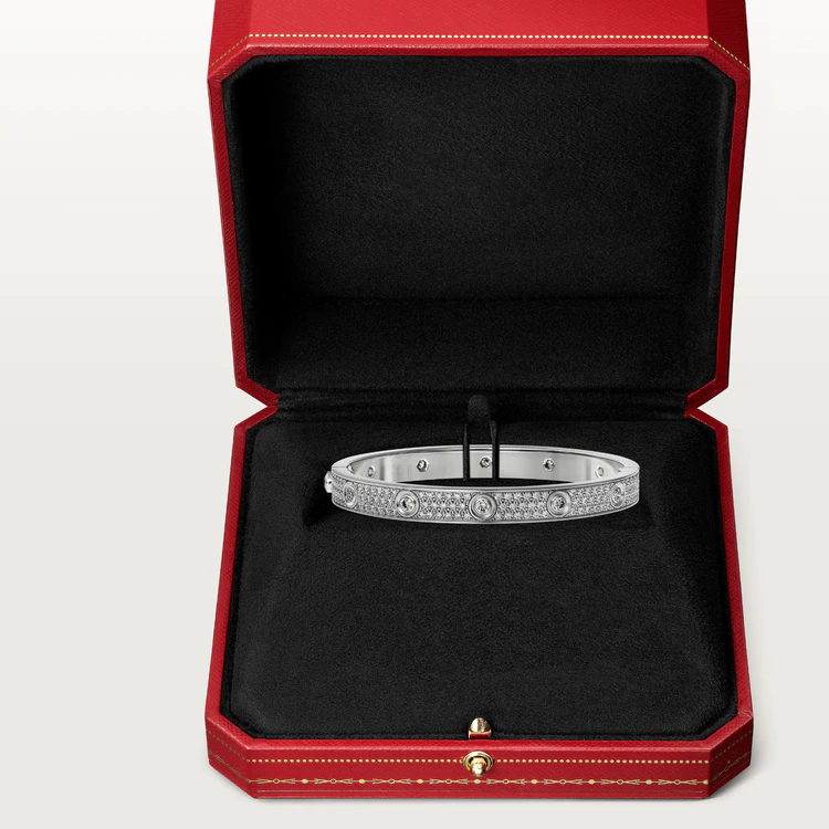 [Opulent Aurora]LOVE BRACELET 6.1MM DIAMOND-PAVED 10 BIG DIAMONDS