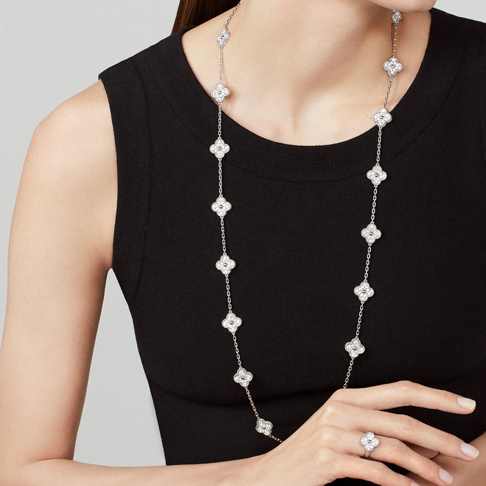 [Amore Jewelry]CLOVER 20 MOTIFS  LASER SILVER