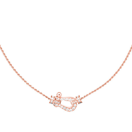 [Amore Jewelry]FORCE 10 PINK GOLD DIAMOND NECKLACE